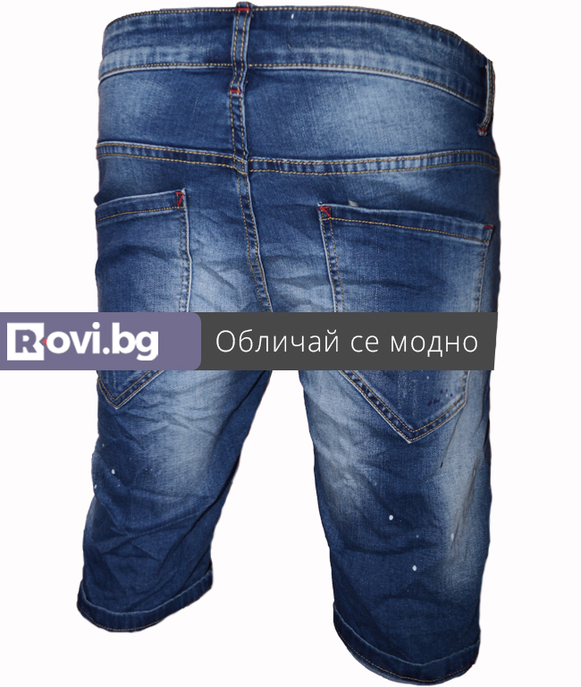 Къси мъжки дънки X03